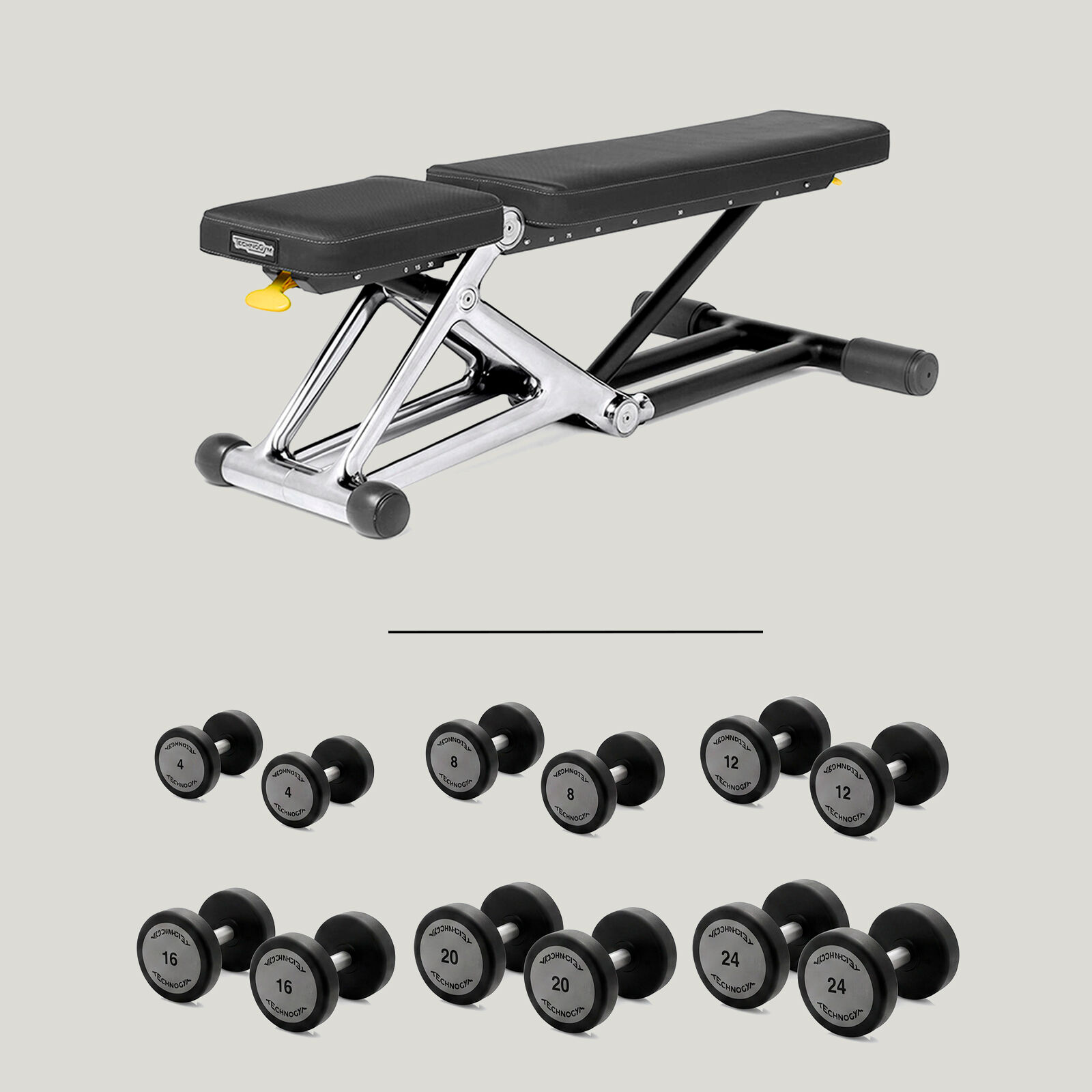 Bench Personal & Dumbbells Complete Set