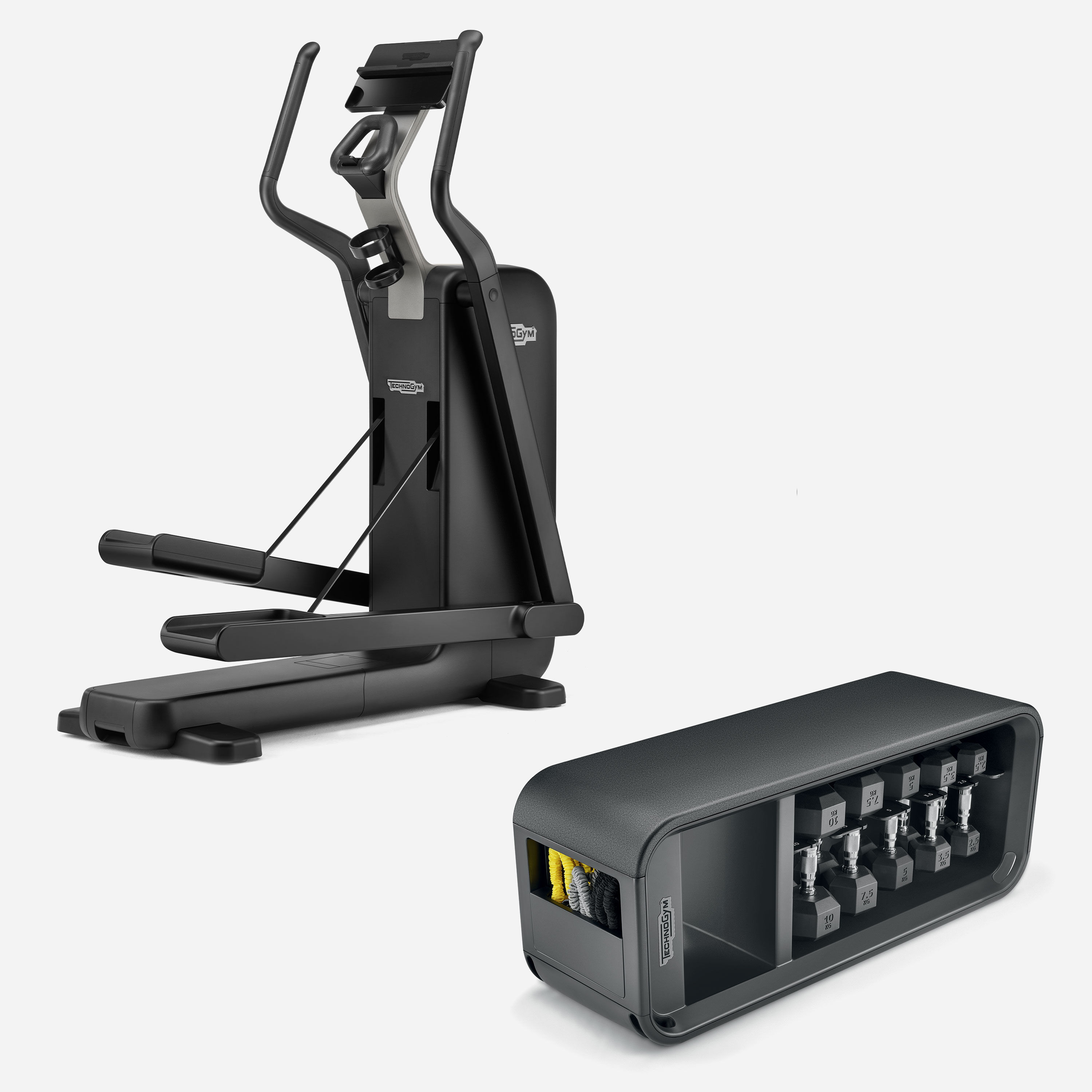 Technogym Elliptical + Technogym Bench