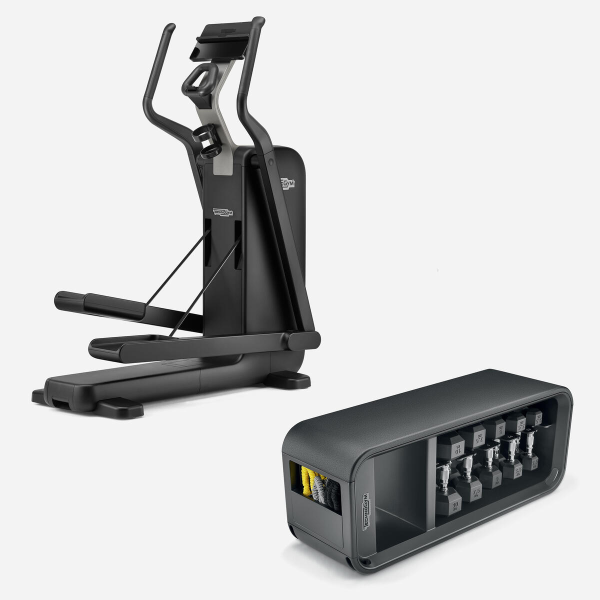 Technogym Elliptical + Technogym Bench